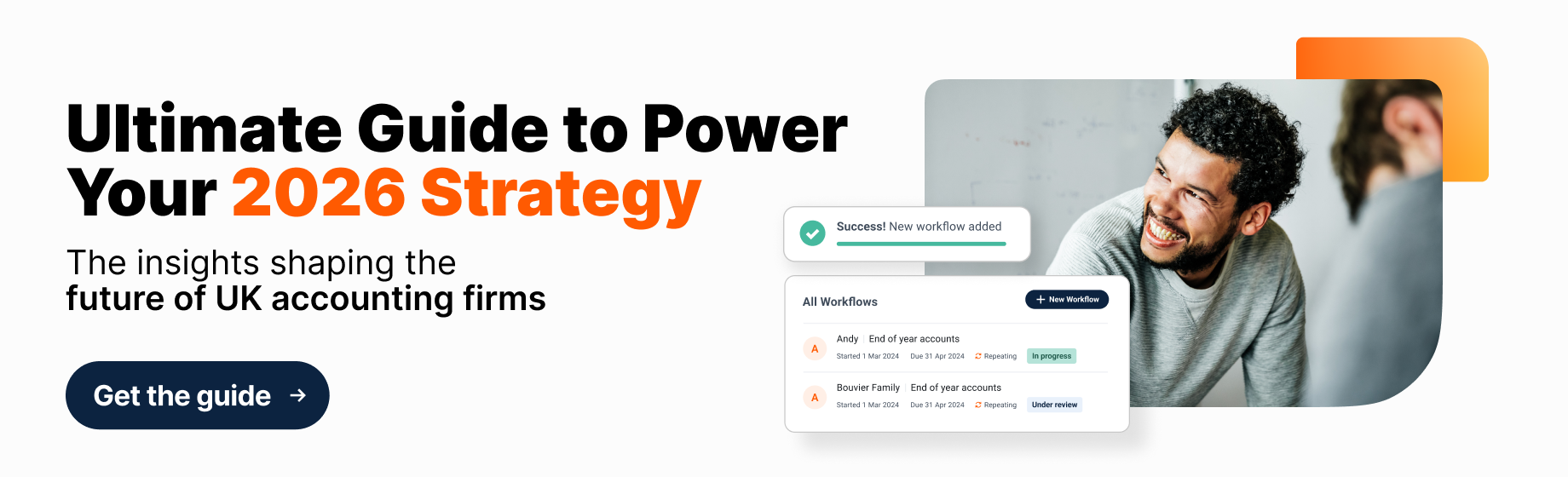 Landing page banner - Desktop