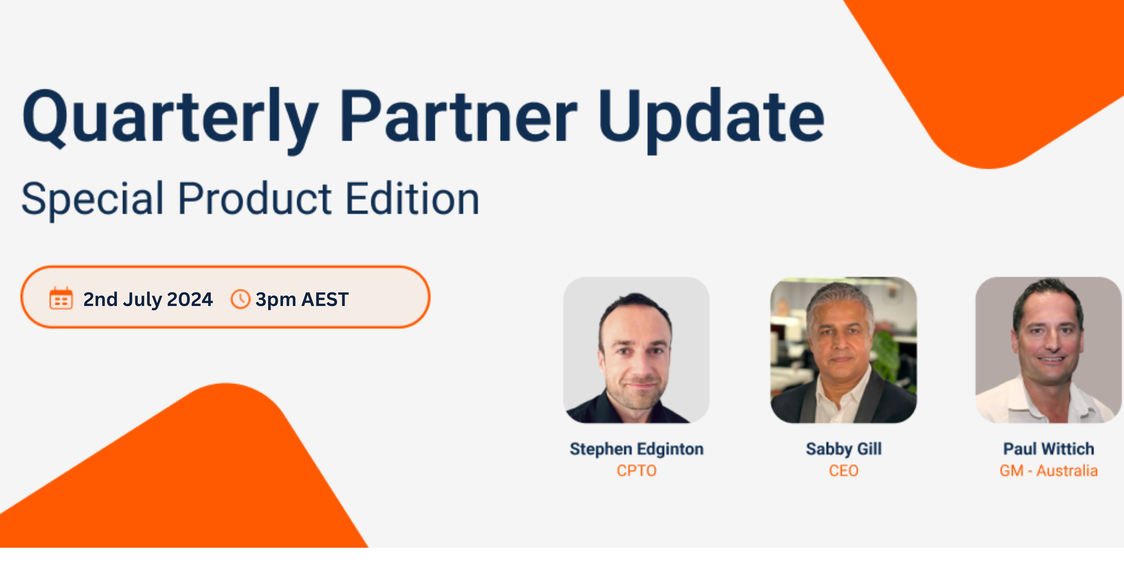 sPECIAL PRODUCT UPDATE 